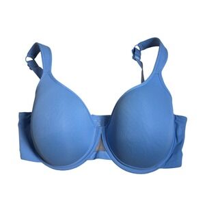 Underoutfit Bra Blue Size 36C‎ Underwire Cradle Basics T-Shirt Everyday Lingerie